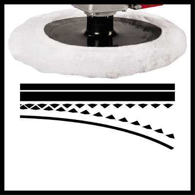 Miniatyrbillede 4 af 6: Einhell CE-CP 18/180 Li E-Solo Skivesliber 3000 rpm Sort, Rød