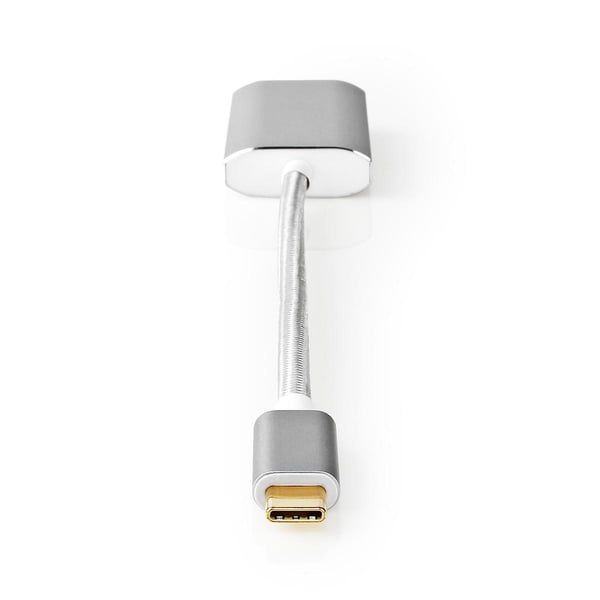 Nedis CCTB64480AL02 videokabeladapter 0,2 m USB Type-C DisplayPort Silver Nedis CCTB64480AL02 videokabeladapter 0,2 m USB Type-C DisplayPort Silver