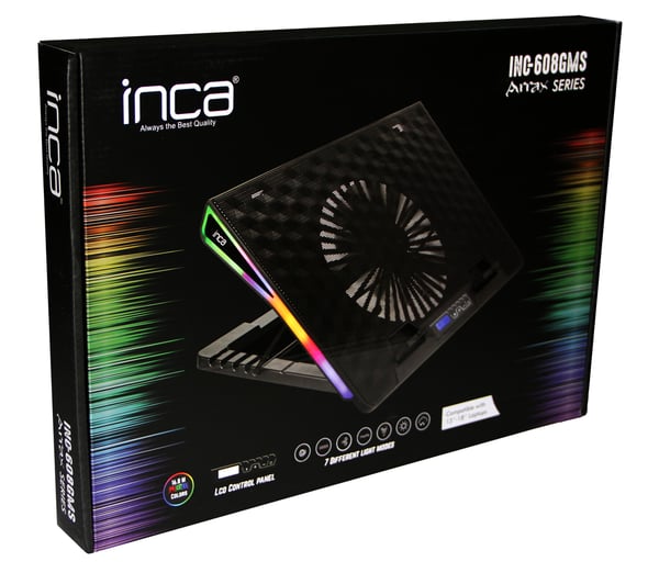 Miniatyrbillede 4 af 5: Inca INC-608GMS laptop stativ Sort 43,2 cm (17")