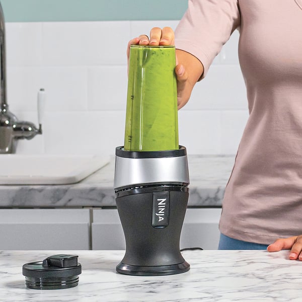 Ninja QB3001 0,47 l Bänkmixer 700 W Svart, Silver