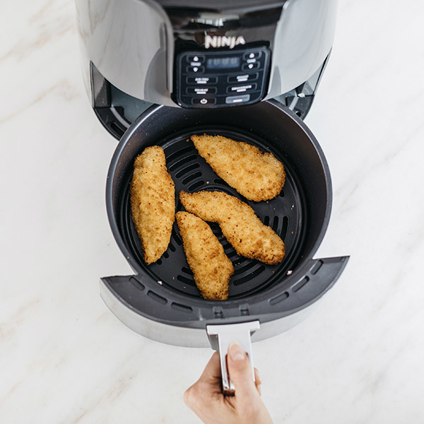 Ninja AF100 Single 3,8 l Fristående 1550 W Varmluftsfritös Svart