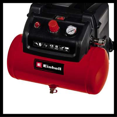 Miniatyrbillede 8 af 8: Einhell TC-AC 190/6/8 OF Set luftkompressore 1200 W 190 l/min Vekselstrøm