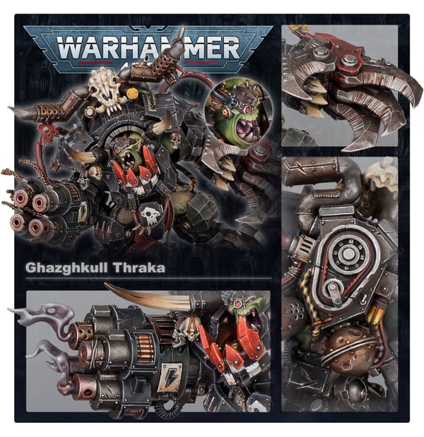 Miniatyrbillede 2 af 11: Games Workshop Ghazghkull Thraka