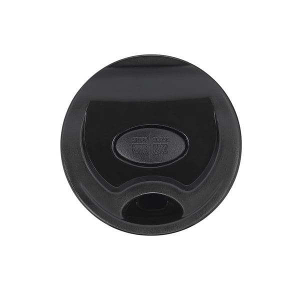 Rivacase 90346SL rejsekrus 0,38 ml Sort, Rustfrit stål