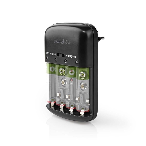 Miniatyrbillede 5 af 10: Nedis BACH07 batterioplader Husholdningsbatteri Vekselstrøm