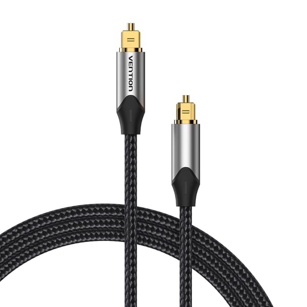 Vention BAVHF audiokaapeli 1 m Toslink Alumiini, Harmaa