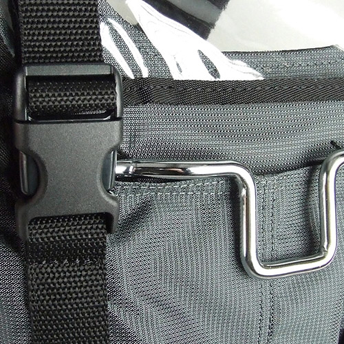 Miniatyrbillede 10 af 10: KLICKfix Doggy Shopper Front Cykeltaske 24 L Grå