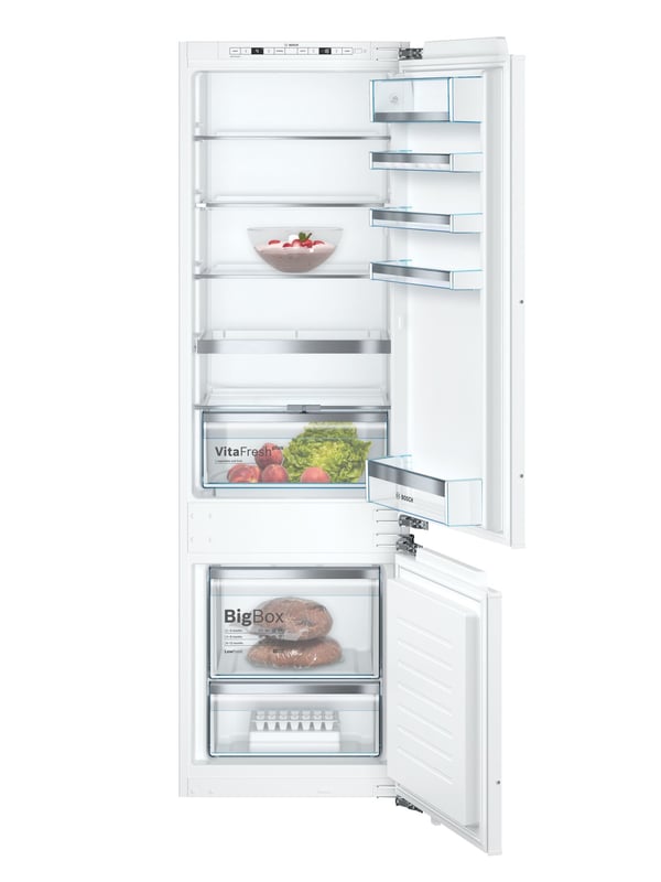 Bosch Serie 6 KIS87AFE0 køle-/fryseskab Indbygget 272 L Hvid