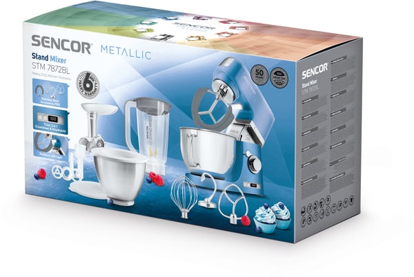 Sencor STM 7872BL monitoimikone 1000 W 4,5 L Sininen, Ruostumaton teräs