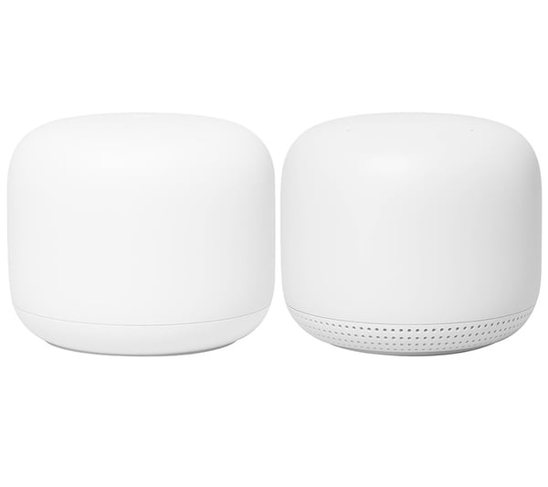 Google Nest Wifi trådlös router Gigabit Ethernet Dual-band (2,4 GHz / 5 GHz) Vit