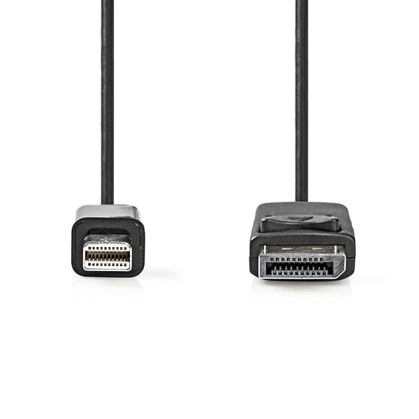 Nedis CCGL37400BK20 DisplayPort-kabel 2 m Mini DisplayPort Svart