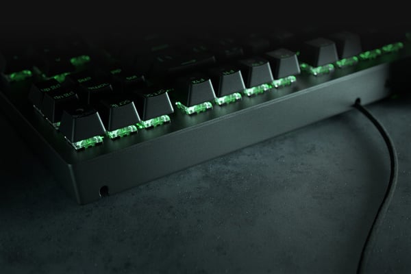 Miniatyrbillede 3 af 4: Razer Blackwidow V3 Tenkeyless tastatur Spil USB QWERTY US engelsk Sort