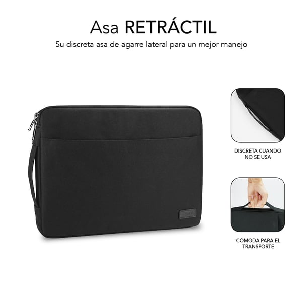 Miniatyrbillede 3 af 4: SUBBLIM SUB-LS-0PS0101 taske og etui til laptop 39,6 cm (15.6") Sort