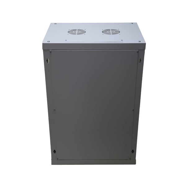 Extralink 18U 600X600 WALL-MOUNTED RACKMOUNT CABINET GRAY Vægmonteret stativ Grå