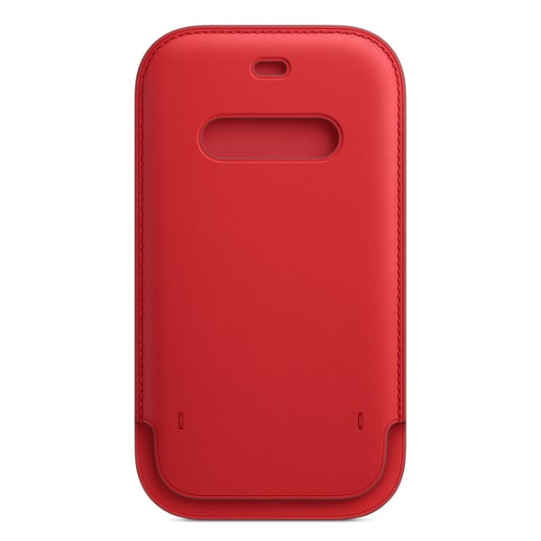 Miniatyrbillede 3 af 4: Apple Læder-sleeve med MagSafe til iPhone 12, 12 Pro – (PRODUCT)RED