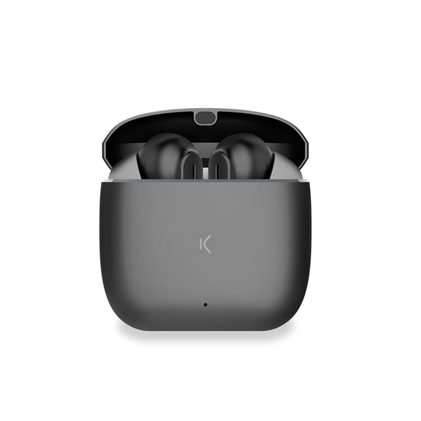Ksix BXTW10N kuulokkeet ja kuulokemikrofoni True Wireless Stereo (TWS) In-ear Puhelut/Musiikki USB Type-C Bluetooth Harmaa