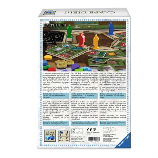 Pikkukuva 3 / 4: Ravensburger Carpe Diem Lautapeli Strategia