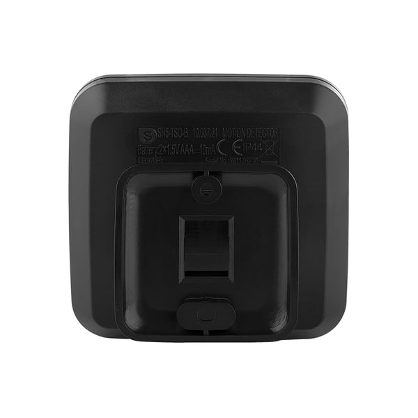 Miniatyrbillede 2 af 8: Smartwares SH4-90157 bevægelsessensor Passiv infrarød (PIR) sensor Trådløs Væg Sort