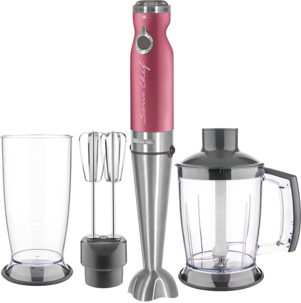 Miniatyrbild 7 av 26: Sencor SHB 5604RD mixer 0,8 l Stavmixer 1200 W Röd, Rostfritt stål