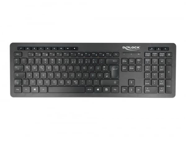Miniatyrbillede 1 af 4: Delock Silent - Tastatur - trådløs - 2,4 GHz