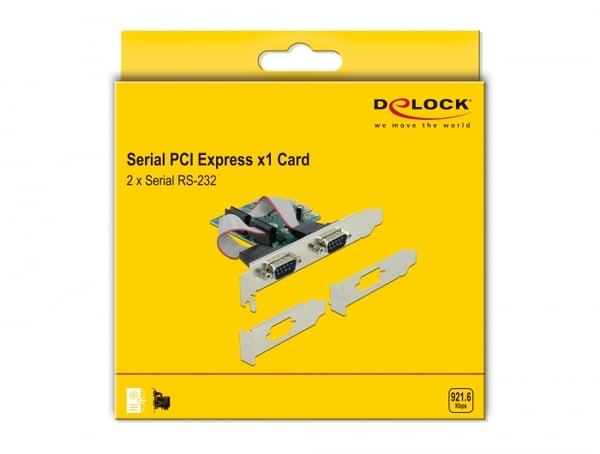 Miniatyrbild 4 av 5: DeLOCK 90007 nätverkskort/adapters Intern RS-232