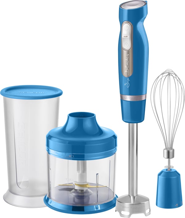 Miniatyrbild 23 av 24: Sencor SHB 4462BL-EUE3 mixer 0,7 l Stavmixer 1000 W Blå, Rostfritt stål