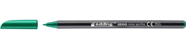 Edding 1200 filtpen Fin Grøn 1 stk