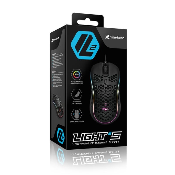 Miniatyrbillede 4 af 6: Sharkoon Light² S mus Spil Ambidextrous USB Type-A Optisk 6200 dpi