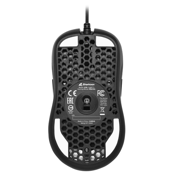 Sharkoon Light² S mus Spil Ambidextrous USB Type-A Optisk 6200 dpi
