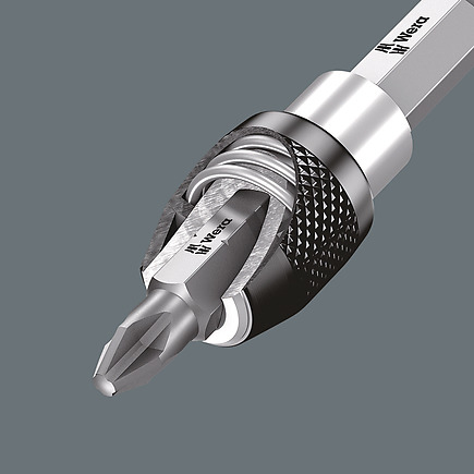 Miniatyrbillede 2 af 2: Wera 830 skruetrækker bit-holder Krom vanadium stål (Cr-V) 25,4 / 4 mm (1 / 4") 1 stk