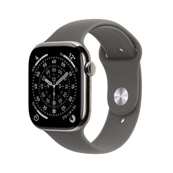 Miniatyrbillede 1 af 2: Apple Watch Series 11 OLED 46 mm Digital 416 x 496 pixel Berøringsskærm 5G Titanium Wi-Fi GPS (satellit)