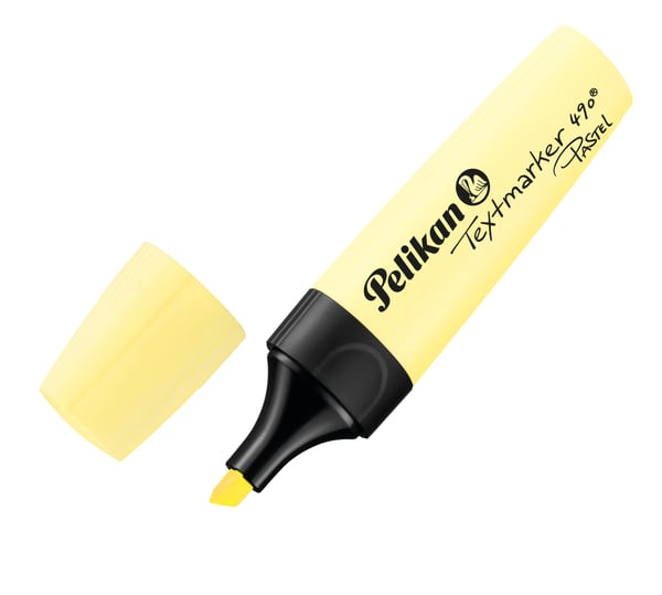 Miniatyrbillede 8 af 20: Pelikan 817325 speedmarker 6 stk Mejselspids Blå, Grøn, Orange, Lyserød, Gul