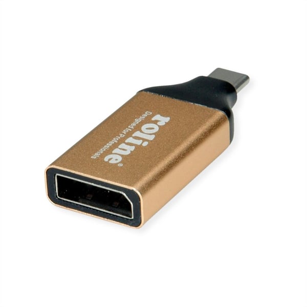 Miniatyrbillede 1 af 4: ROLINE 12.03.3232 USB grafisk adapter 4096 x 2560 pixel Guld