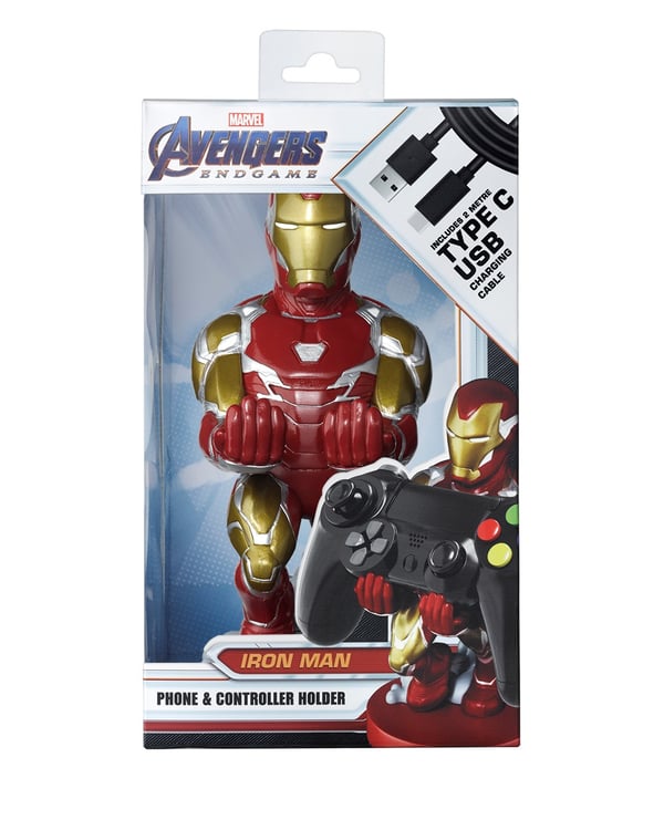 Miniatyrbillede 3 af 5: Exquisite Gaming Cable Guys Iron Man Passiv holder Gaming kontrolenhed, Mobiltelefon/Smartphone Guld, Rød, Sølv
