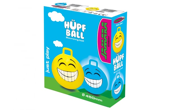 Pikkukuva 3 / 3: JAMARA Pomppupallo Smile - Suppilopallo - 1 vuosi
