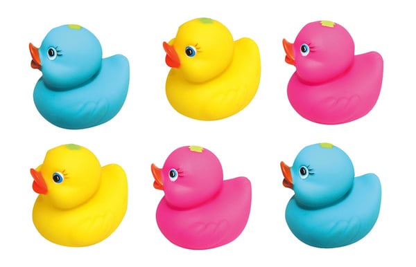 Miniatyrbild 2 av 4: Jamara Ducks Badanka i gummi Blandade färger
