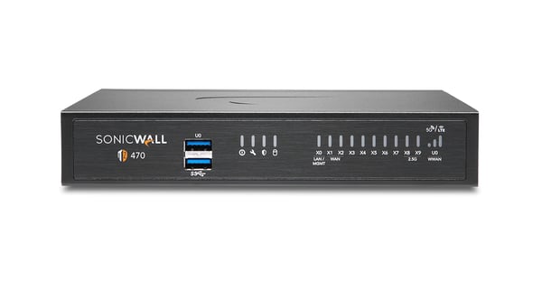 SonicWall TZ470 firewall (hardware) 3,5 Gbit/sek.