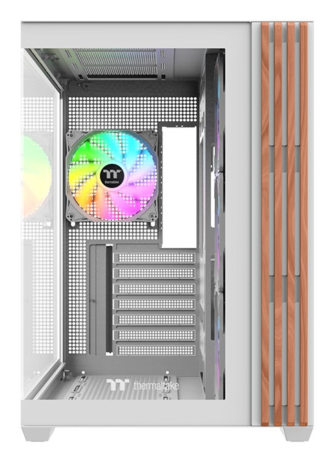Miniatyrbillede 2 af 6: Thermaltake View 380 WS ARGB Midi Tower Hvid
