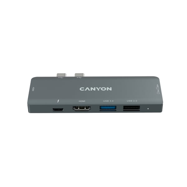Canyon DS-5 USB 2.0 Type-C Harmaa