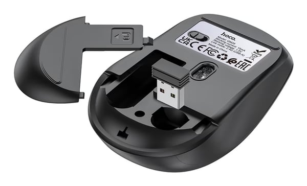 Hoco GM28 hiiri Universaali Molempikätinen Langaton RF Optinen 1600 DPI