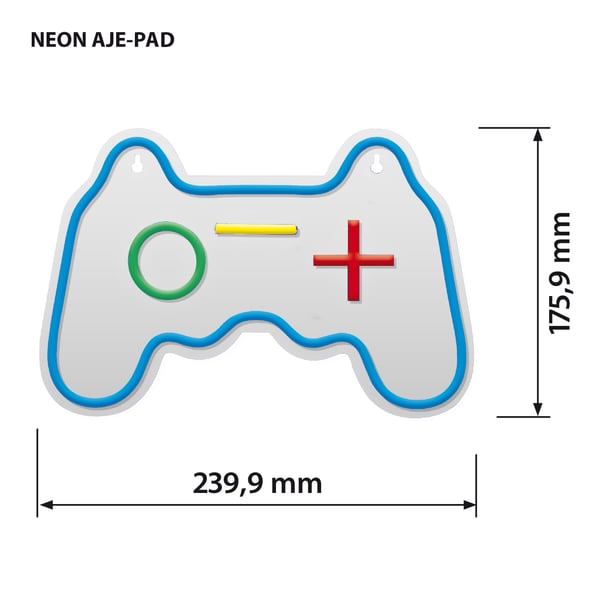 Miniatyrbillede 8 af 8: Activejet AJE-NEON PAD LED neon