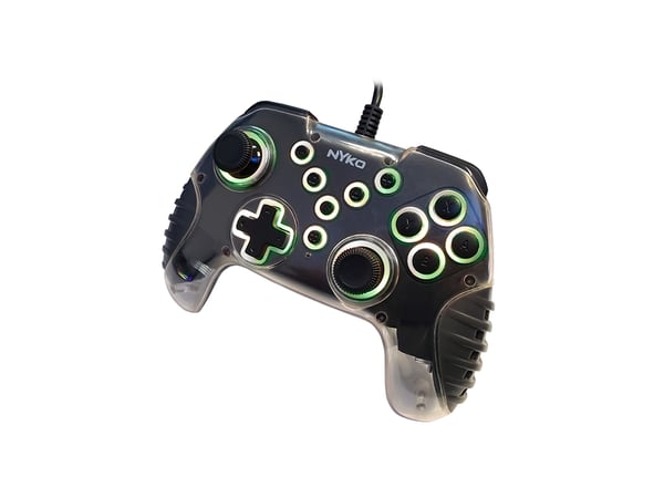 Miniatyrbillede 9 af 9: Nyko Air Glow Sort, Transparent USB Gamepad Nintendo Switch, Playstation 3, Tablet PC