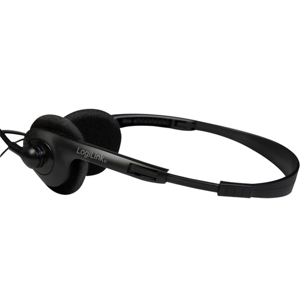Miniatyrbillede 8 af 11: LogiLink HS0052 - Headset - On-Ear - kabelbaseret