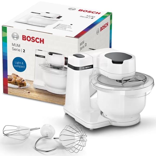 Miniatyrbild 4 av 7: Bosch Serie 2 MUMS2AW00 matberedare 700 W 3,8 l Vit