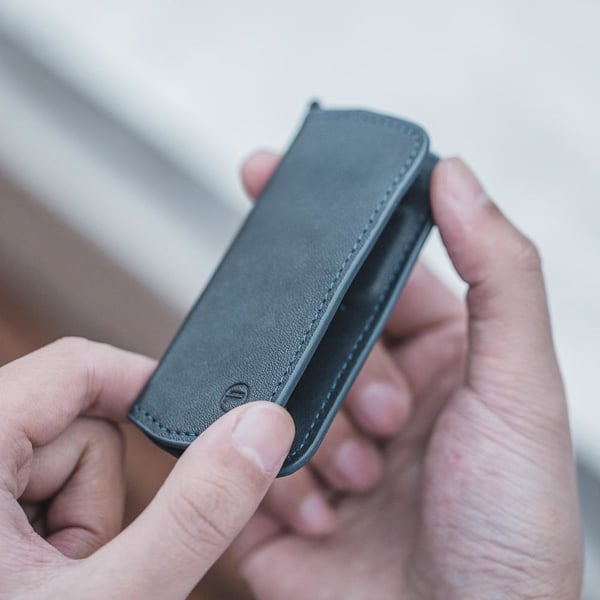 Miniatyrbillede 5 af 5: PGYTECH P-CB-036 etui til hukommelseskort 7 kort Læder, Mikrofiber Blå