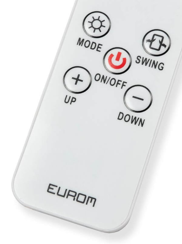 Miniatyrbillede 4 af 4: Eurom Sani-Wall-Heat 2000 Wifi Indendørs Hvid 2000 W Blæser med elektrisk områdevarmer
