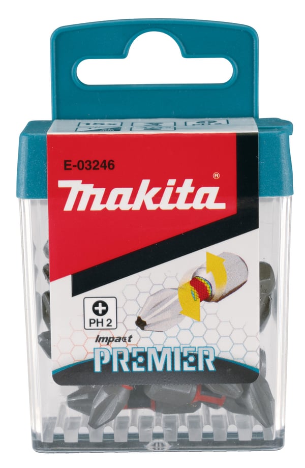 Miniatyrbild 2 av 2: Makita E-03246 stjärnskruvmejselborr 15 styck