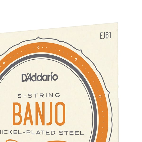 D'Addario EJ61 musiikkisoittimen kieli 5 kpl Terästä Banjo