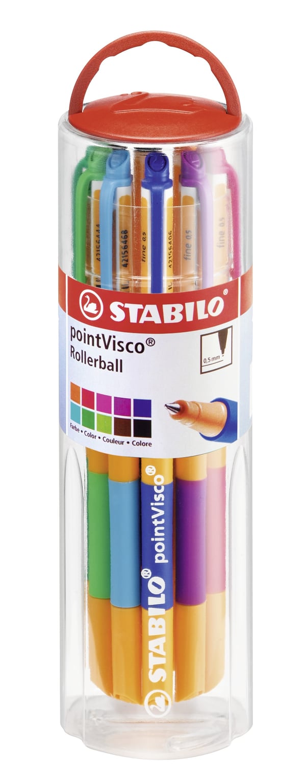 Miniatyrbillede 2 af 8: STABILO pointVisco Fin Lukket gelepen Flere 10 stk