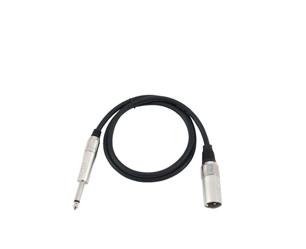 Miniatyrbillede 2 af 3: Omnitronic 3022519A lydkabel 0,9 m XLR (3-pin) 6.35mm Sort